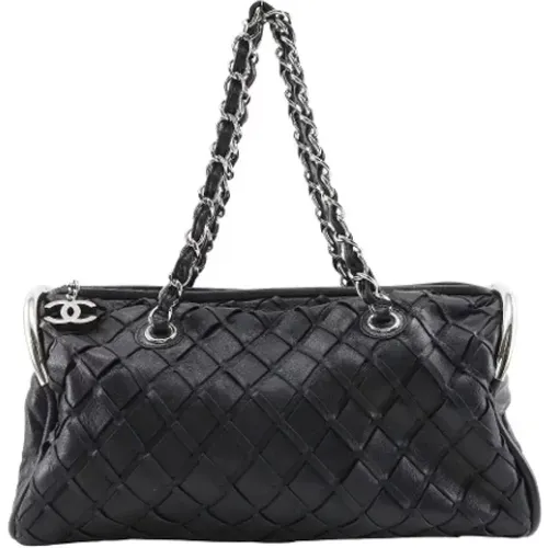 Pre-owned Tote Bags, female, , Size: ONE SIZE Pre-owned Leather chanel-bags - Chanel Vintage - Modalova