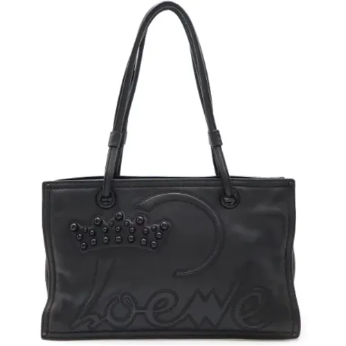 Pre-owned Tote Bags, female, , Size: ONE SIZE Pre-owned Leather shoulder-bags - Loewe Pre-owned - Modalova