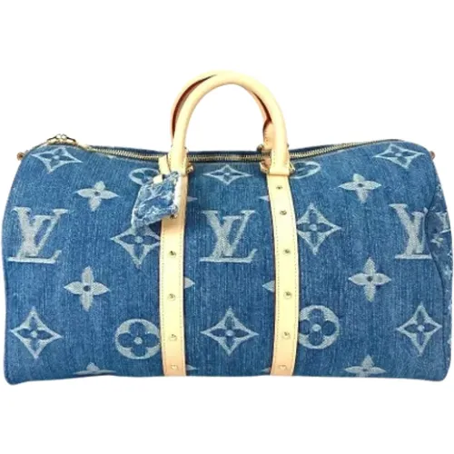 Pre-owned Weekend Bags, female, , Size: ONE SIZE Pre-owned Denim louis-vuitton-bags - Louis Vuitton Vintage - Modalova