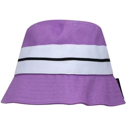 Lilac Cotton Vice Hat , female, Sizes: ONE SIZE - Palm Angels - Modalova