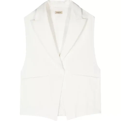 Frizzy Tombo Jacket in Weiß , Damen, Größe: XS - Barena Venezia - Modalova