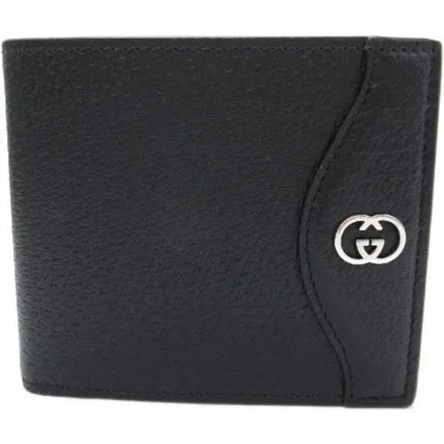 Pre-owned Wallets, male, , Size: ONE SIZE Pre-owned Leather wallets - Gucci Vintage - Modalova