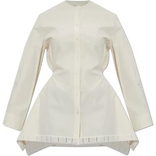 Shirts, female, , Size: 2XS Shirt with Drawstring Waist - Lanvin - Modalova