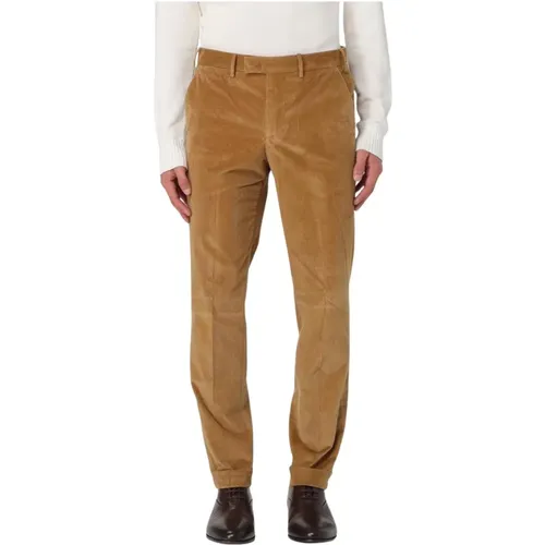 Straight Trousers, male, , Size: L Corduroy Pants - PT Torino - Modalova