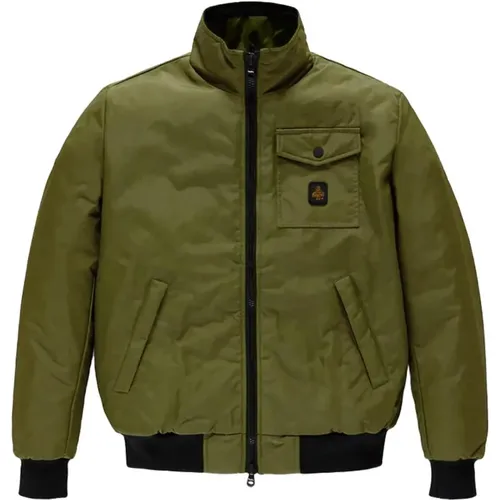 Windproof Bomber Jacket Winter Style , male, Sizes: L - RefrigiWear - Modalova