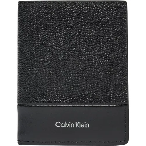 Wallets & Cardholders, male, , Size: ONE SIZE Leather Men's Wallet Spring/Summer Collection - Calvin Klein - Modalova