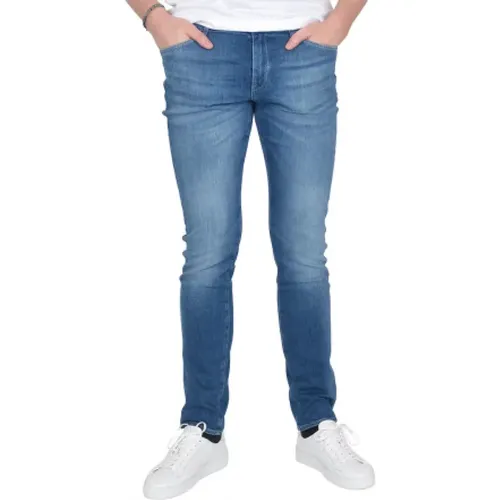 Skinny Jeans, male, , Size: W35 Skinny Jeans - Hugo Boss - Modalova