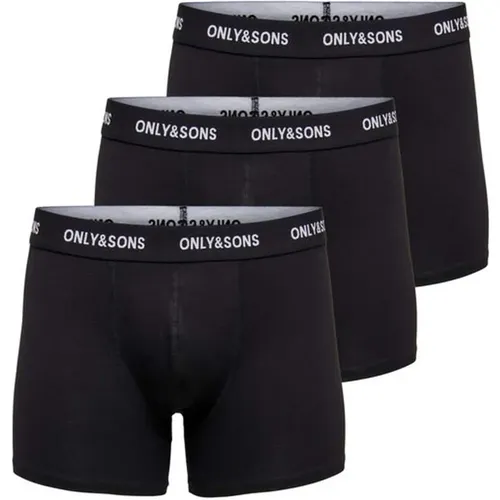 Klassisches 3er-Pack Briefs , Herren, Größe: S - Only & Sons - Modalova