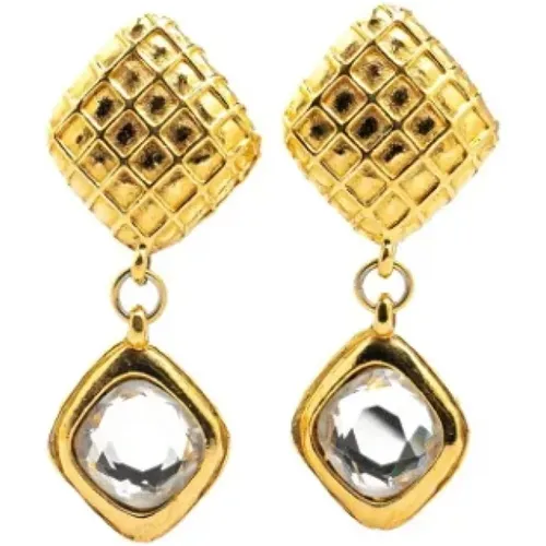 Pre-owned Jewellery, female, , Size: ONE SIZE Pre-owned Metal earrings - Chanel Vintage - Modalova