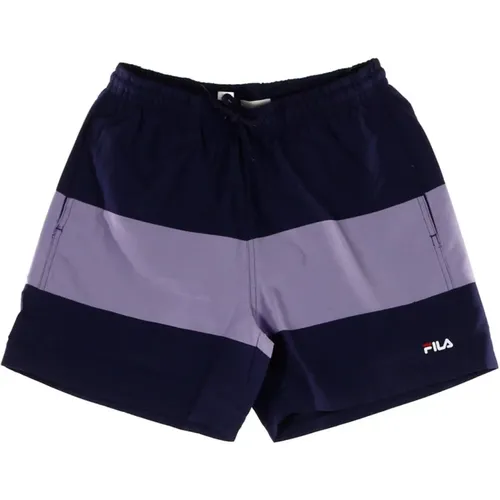 Beachshorts Brock Violet , male, Sizes: XL, M, L, S - Fila - Modalova