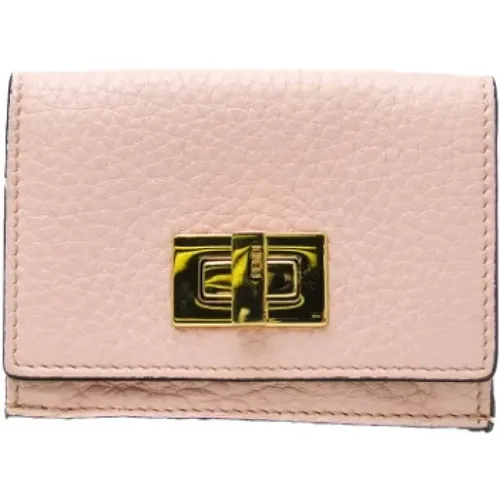 Pre-owned Wallets, female, , Size: ONE SIZE Pre-owned Leather wallets - Fendi Vintage - Modalova