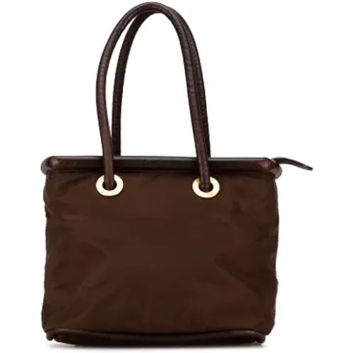 Pre-owned Tote Bags, female, , Size: ONE SIZE Pre-owned Nylon handbags - Celine Vintage - Modalova