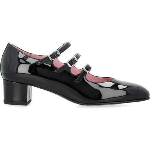 Schwarze Mary Janes Pumps Schuhe , Damen, Größe: 36 1/2 EU - Carel - Modalova