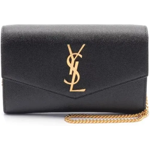 Pre-owned Leather shoulder-bags , female, Sizes: ONE SIZE - Yves Saint Laurent Vintage - Modalova