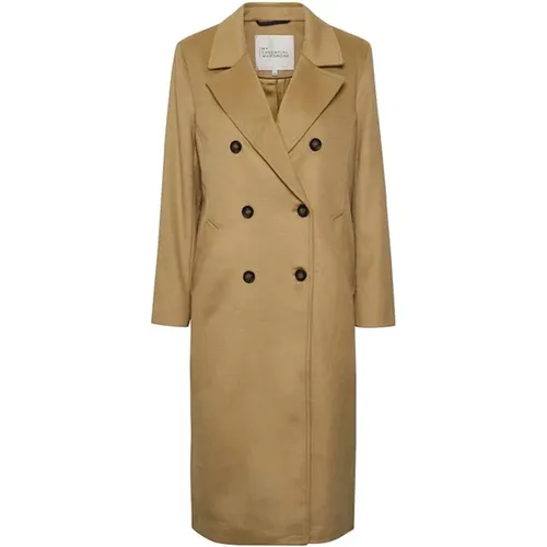 Klassischer Mantel mit Großen Knöpfen , Damen, Größe: M - My Essential Wardrobe - Modalova
