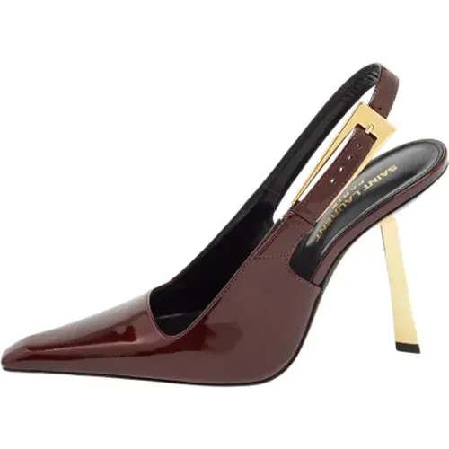 Pre-owned Leather heels , female, Sizes: 3 UK - Yves Saint Laurent Vintage - Modalova