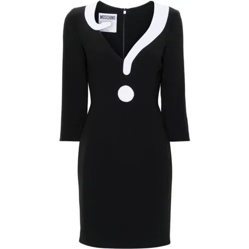 Women's Clothing Dress Nero Ss24 , female, Sizes: M, L, XS, S - Moschino - Modalova