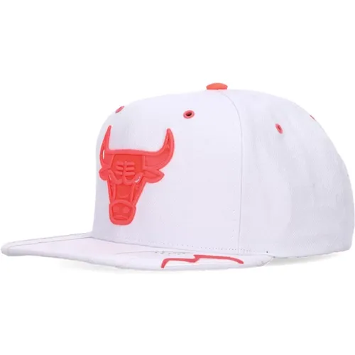 Caps, unisex, , Size: ONE SIZE Chicago Bulls Flat Brim Snapback Cap - Mitchell & Ness - Modalova