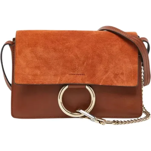 Pre-owned Cross Body Bags, female, , Size: ONE SIZE Pre-owned Leather shoulder-bags - Chloé Pre-owned - Modalova