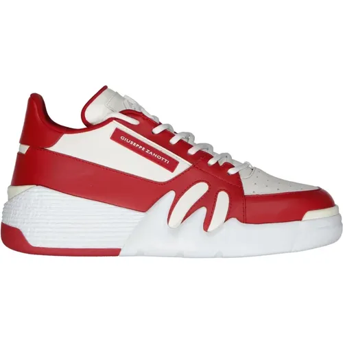 Mens Shoes Sneakers Red Aw23 , male, Sizes: 11 UK, 7 UK, 8 1/2 UK - giuseppe zanotti - Modalova