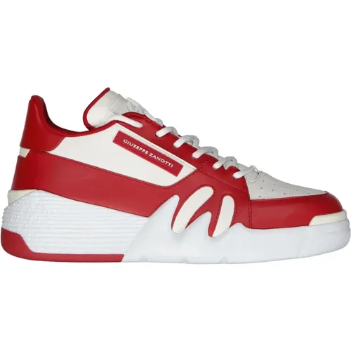 Mens Shoes Sneakers Red Aw23 , male, Sizes: 7 UK, 8 1/2 UK, 6 UK - giuseppe zanotti - Modalova