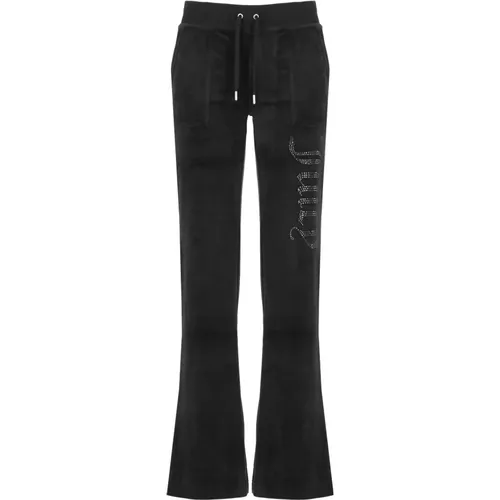 Schwarze stilvolle Hose mit Taschen , Damen, Größe: XS - Juicy Couture - Modalova