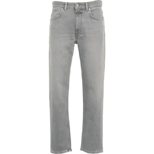 Italienische Jeans mit Logo-Details , Herren, Größe: W34 - closed - Modalova