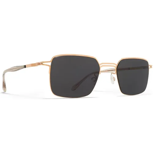 Alcott Sunglasses in Champagne Gold/Dark Grey , unisex, Sizes: 51 MM - Mykita - Modalova