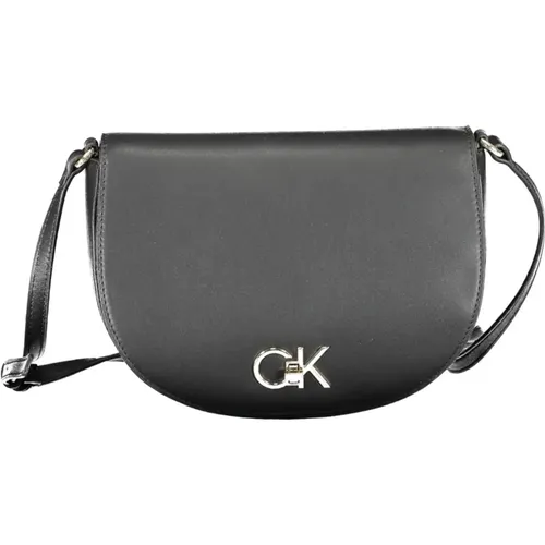 Cross Body Bags, female, , Size: ONE SIZE Women's Shoulder Bag with Logo - Calvin Klein - Modalova