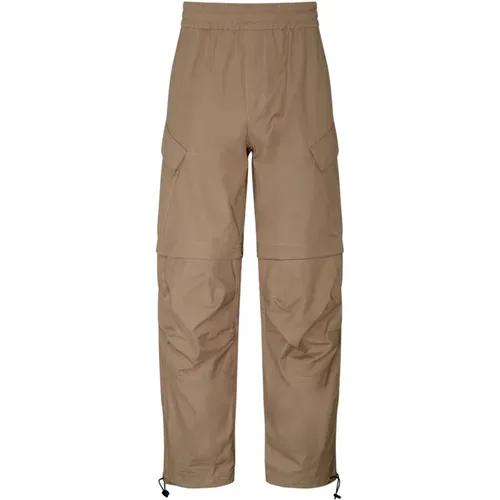 Cotton Cargo Trousers , male, Sizes: S - Msgm - Modalova