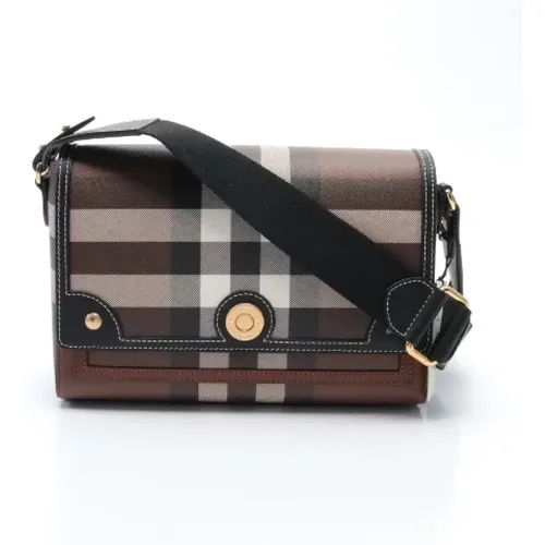 Pre-owned Cross Body Bags, female, , Size: ONE SIZE Pre-owned Canvas crossbody-bags - Burberry Vintage - Modalova