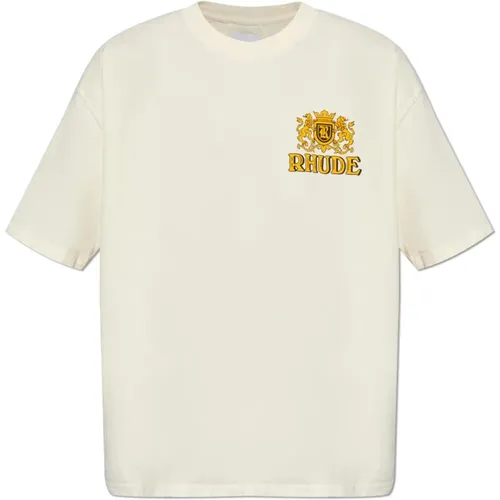 Printed T-shirt , male, Sizes: L, S, M - Rhude - Modalova