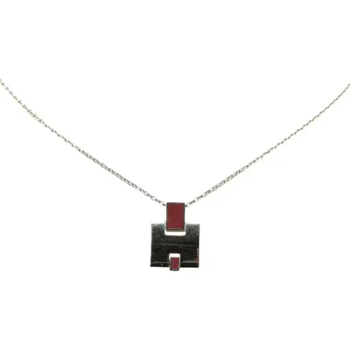 Pre-owned Jewellery, female, , Size: ONE SIZE Pre-owned Metal necklaces - Hermès Vintage - Modalova