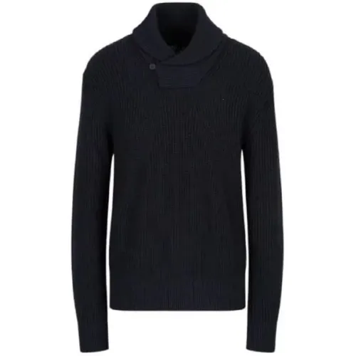 Turtlenecks, male, , Size: S Men's Clothing Sweatshirts Aw22 - Armani Exchange - Modalova