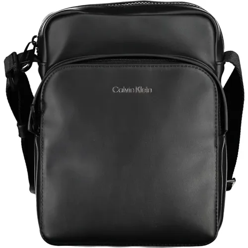 Messenger Bags, male, , Size: ONE SIZE Men's Shoulder Bag Zip Closure - Calvin Klein - Modalova