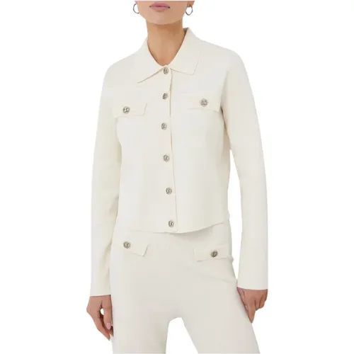 Fine Knit Buttoned Oval T Jacket , female, Sizes: XS - Twinset - Modalova