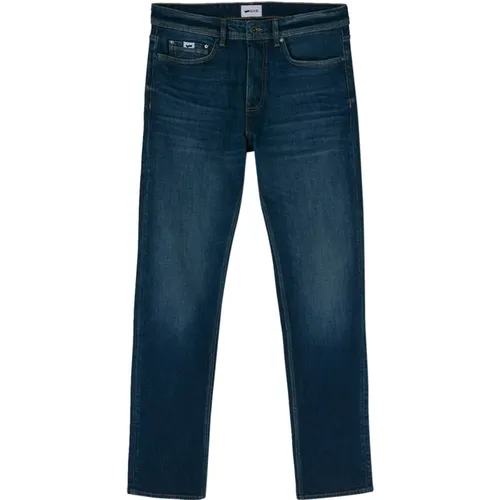 Klassische Blaue Straight Leg Denim Jeans - GAS - Modalova