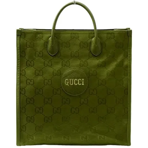 Pre-owned Tote Bags, female, , Size: ONE SIZE Pre-owned Canvas gucci-bags - Gucci Vintage - Modalova