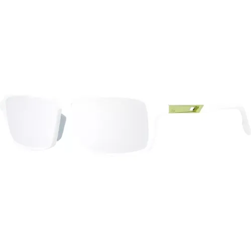 Weiße Herren Sonnenbrille mit verspiegelten Gläsern - Adidas - Modalova