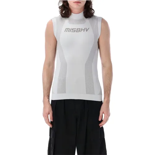 Men's Clothing T-Shirts & Polos Light Grey Ss24 , male, Sizes: M, XS/S, L/XL - Misbhv - Modalova