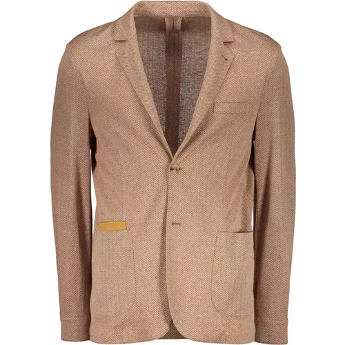 Blazers, male, , Size: XL Single-Breasted Two-Button Jacket - Brett Johnson - Modalova