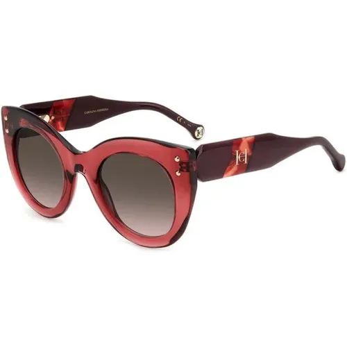 Sunglasses,Schwarze Havana Sonnenbrille,Klassische Glamour Sonnenbrille,Stylische Sonnenbrille HER 0127/S - Carolina Herrera - Modalova