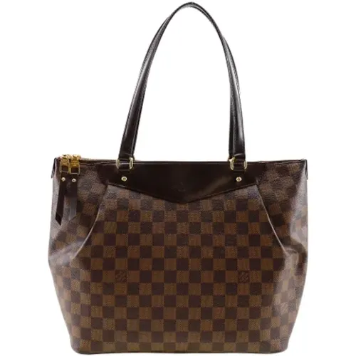 Pre-owned Tote Bags, female, , Size: ONE SIZE Pre-owned Canvas shoulder-bags - Louis Vuitton Vintage - Modalova