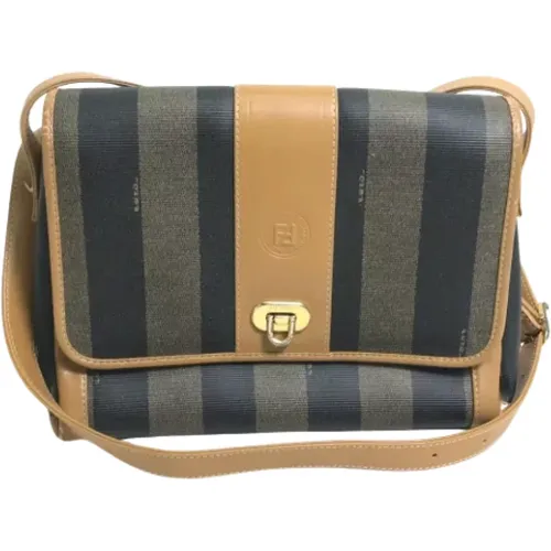 Pre-owned Cross Body Bags, female, , Size: ONE SIZE Pre-owned Canvas fendi-bags - Fendi Vintage - Modalova