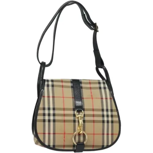 Pre-owned Canvas shoulder-bags , female, Sizes: ONE SIZE - Burberry Vintage - Modalova