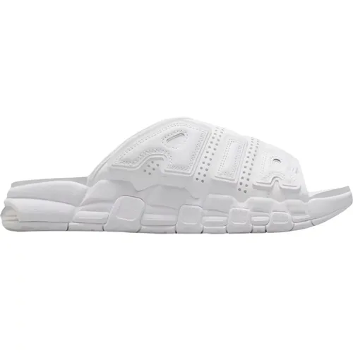Weiße Leder Slide Limited Edition , Herren, Größe: 45 EU - Nike - Modalova