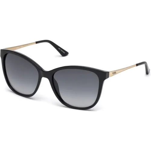 Stylische Sonnenbrille in Schwarz/Gold,Stylische Sonnenbrille in Havana/Dorado - Guess - Modalova