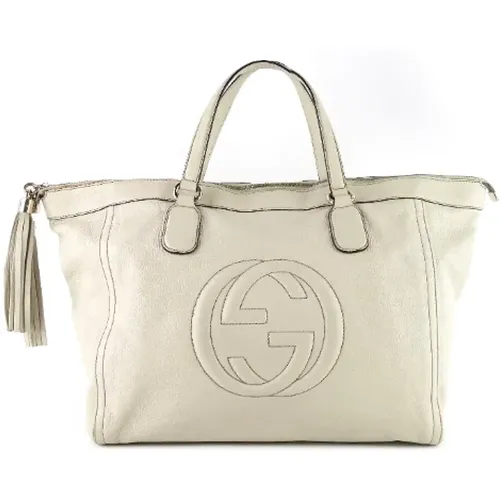 Pre-owned Leather totes , female, Sizes: ONE SIZE - Gucci Vintage - Modalova