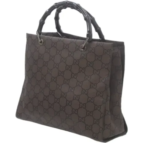 Pre-owned Tote Bags, female, , Size: ONE SIZE Pre-owned Canvas gucci-bags - Gucci Vintage - Modalova