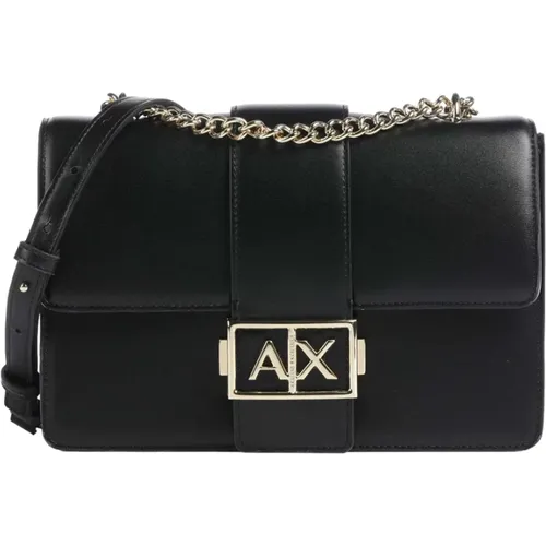 Elegante Schultertasche mit abnehmbarem Riemen - Armani Exchange - Modalova